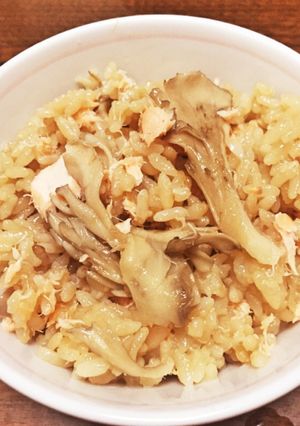 超簡単！鮭と舞茸の炊き込み御飯-レシピのメイン写真