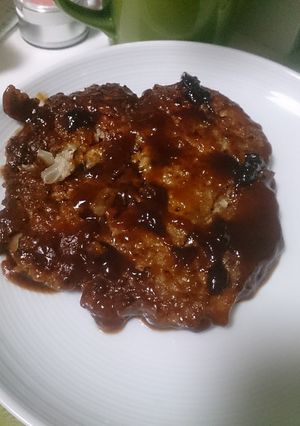 おいしいボリューム50円ずぼらハンバーグ-レシピのメイン写真