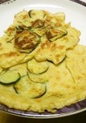 ズッキーニ米粉お好み焼き風-レシピのメイン写真
