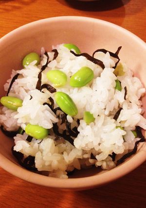 枝豆と塩コンブのごはん-レシピのメイン写真