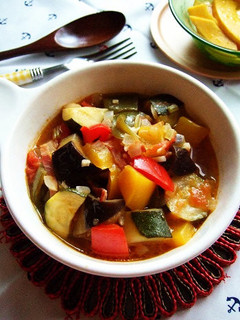 夏野菜が旨ぁ~♡食べるアホスープ!-レシピのメイン写真