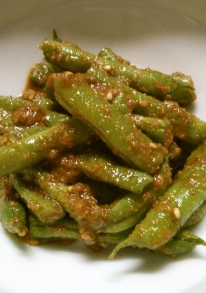 レンジで 簡単! いんげんの 胡麻和え!-レシピのメイン写真