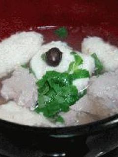 豆腐としんじょのお吸い物-レシピのメイン写真