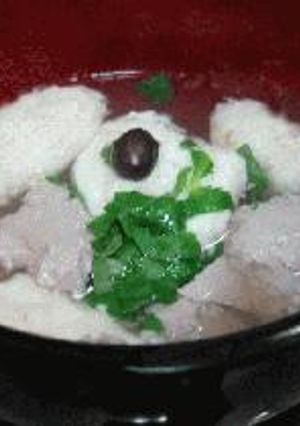 豆腐としんじょのお吸い物-レシピのメイン写真
