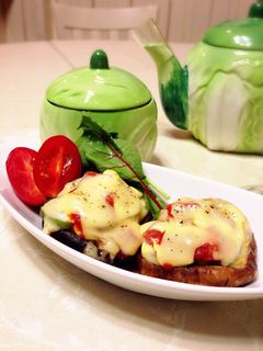 あんにゃの椎茸ピザ焼き ♡-レシピのメイン写真