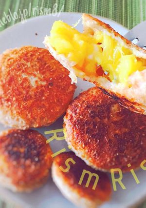 食パンで♡マンゴーと海老のスナック♬-レシピのメイン写真