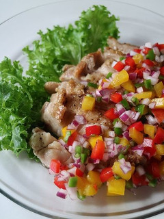 チキンソテーの彩り野菜がけ-レシピのメイン写真
