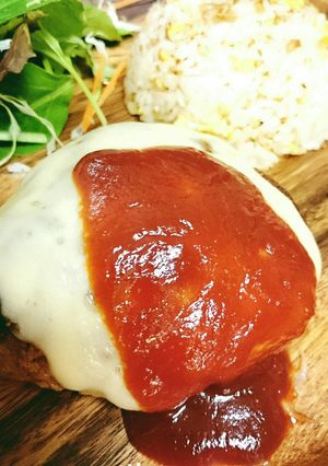 簡単♡チーズハンバーグでgooood♡-レシピのメイン写真