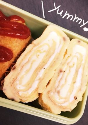 簡単！お弁当にチーズまきまき☆卵焼き☆-レシピのメイン写真