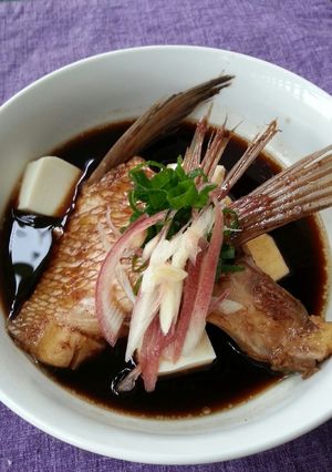 鯛のあらの赤だし-レシピのメイン写真
