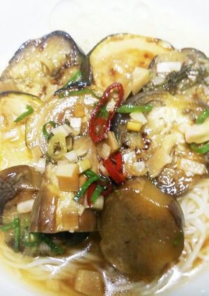 ナスとズッキーニの南蛮漬けそうめん-レシピのメイン写真