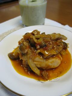 チキンときのこのトマトソース煮込み-レシピのメイン写真