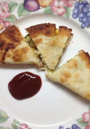 ケサディーヤの焼き方-レシピのメイン写真