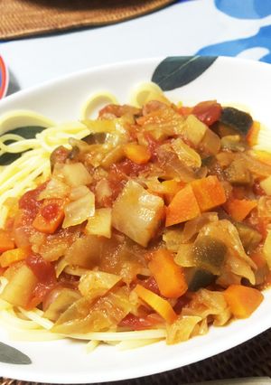 残り物リメイク☆ミネストローネパスタ-レシピのメイン写真
