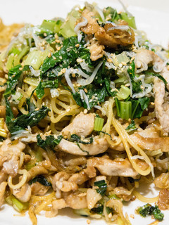 じゃこと青菜とカリカリ豚の焼きそば-レシピのメイン写真