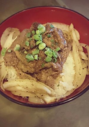 牛肉のバター炒め丼-レシピのメイン写真