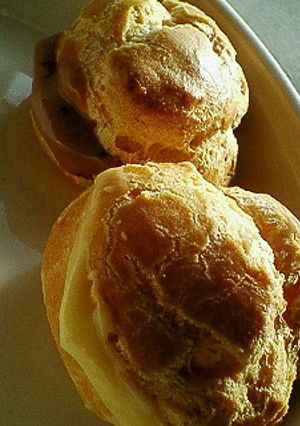 簡単電子レンジシュークリーム-レシピのメイン写真