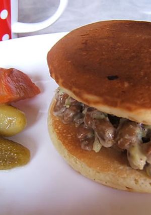 【ヘルシー】納豆パンケーキ-レシピのメイン写真