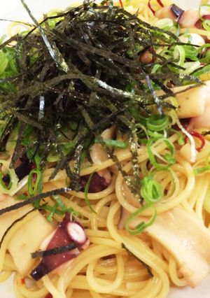 たことエリンギの和風パスタ♡-レシピのメイン写真