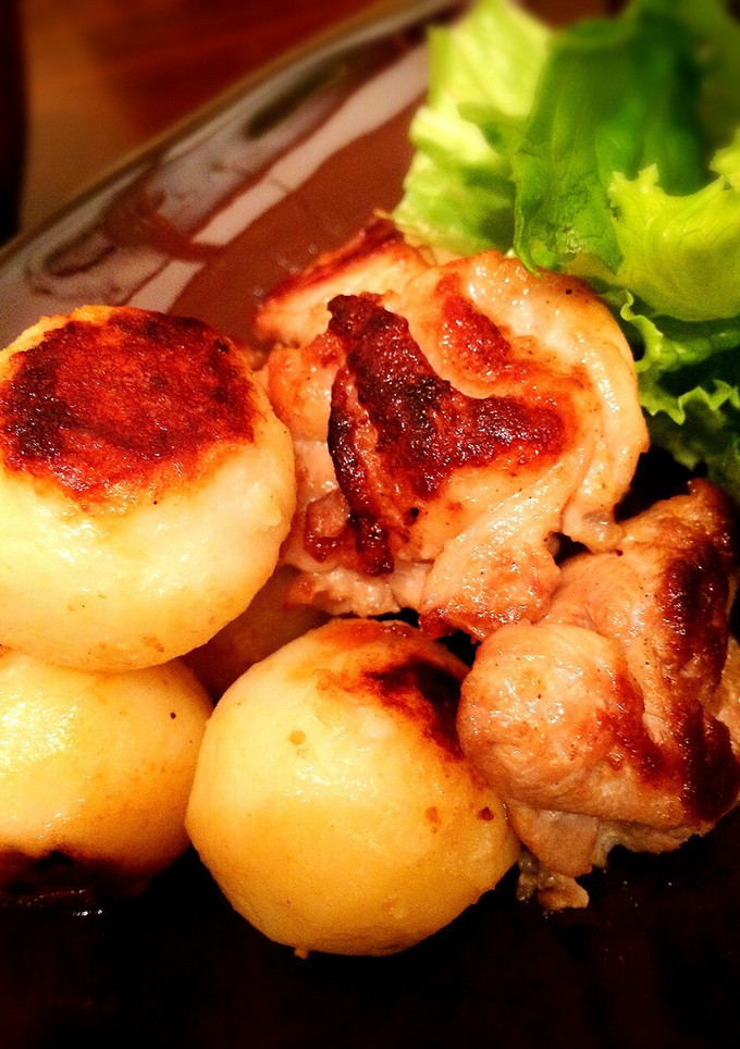 旨っ！じゃかと鶏肉のコンソメバター炒め-レシピのメイン写真
