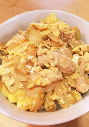 簡単&節約&ヘルシー♪ 鶏胸肉の親子丼-レシピのメイン写真