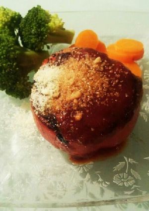パプリカの豆腐ハンバーグ-レシピのメイン写真