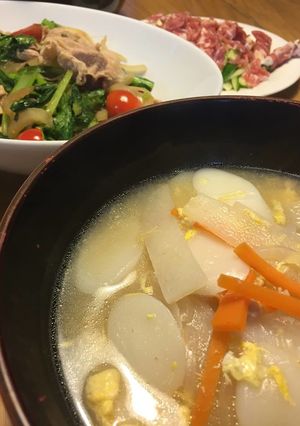 【ざっくりレシピ】残り野菜のトック-レシピのメイン写真