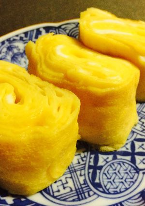 片栗粉でふわっと軽く甘い厚焼き玉子☆-レシピのメイン写真