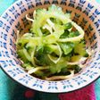 さきいかが決め手!ゴーヤの酢の物