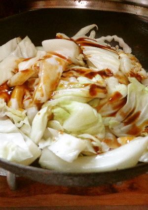 最速の焼きそばソースのキャベツ焼き-レシピのメイン写真