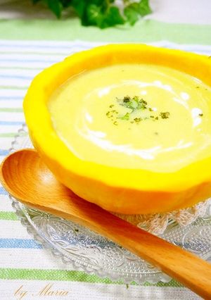 コリンキーの冷製ポタージュ(冷製スープ)-レシピのメイン写真