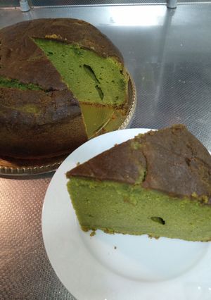 米粉で抹茶のラウンドケーキ-レシピのメイン写真