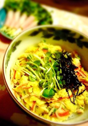 10分でパパッと！トロふわ♡和風かに玉丼-レシピのメイン写真