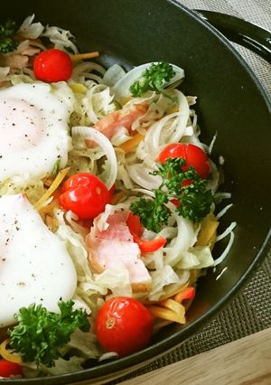 野菜たっぷり!すごもり卵♪-レシピのメイン写真