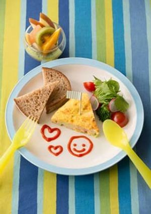 スペイン風オムレツ　キッズランチプレート-レシピのメイン写真