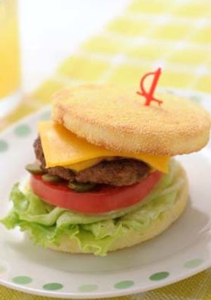 イングリッシュマフィンバーガー-レシピのメイン写真