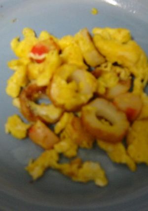 ちくわ入り卵焼き-レシピのメイン写真
