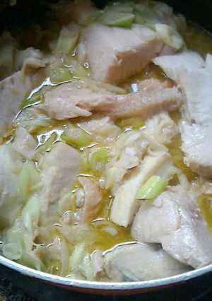 万鯛のネギバター味噌煮♪-レシピのメイン写真
