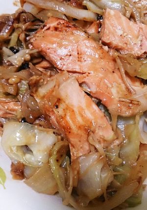 魚食推進中！鮭のちゃんちゃん焼き-レシピのメイン写真