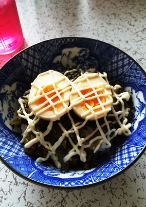 ズボラ！高菜味玉丼-レシピのメイン写真