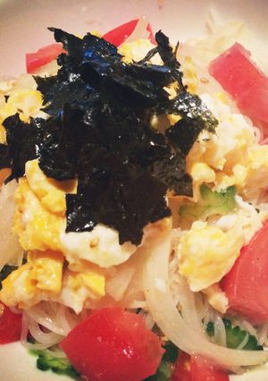 サラダそうめん〜ごまドレ〜-レシピのメイン写真