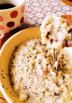 レンジで２分！簡単☆紅茶のチーズリゾット-レシピのメイン写真