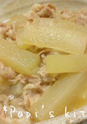 ☆素朴風味・豚バラと大根の煮物☆-レシピのメイン写真