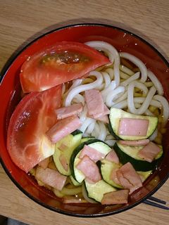 夏野菜の冷やしうどん-レシピのメイン写真
