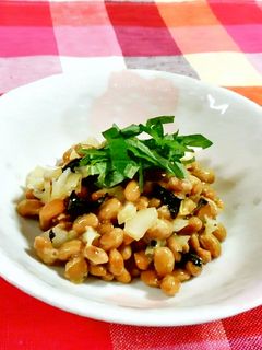 簡単☆らっきょうと海苔の納豆あえ♪-レシピのメイン写真