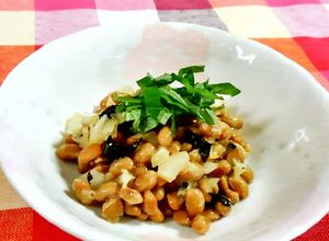 簡単☆らっきょうと海苔の納豆あえ♪-レシピのメイン写真