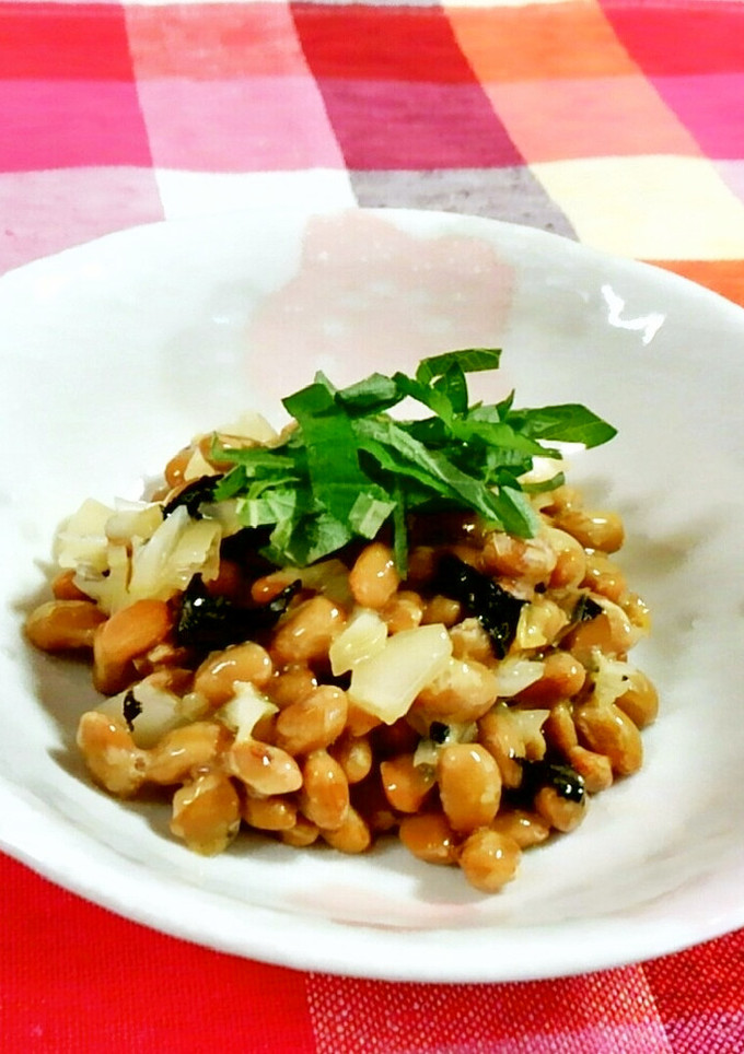 簡単☆らっきょうと海苔の納豆あえ♪-レシピのメイン写真