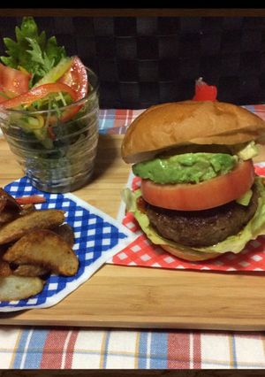 チーズinバーガー♪-レシピのメイン写真