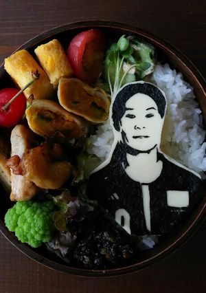 キャラ弁 海苔アート 澤穂希 なでしこ-レシピのメイン写真