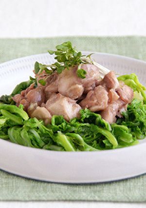 鶏肉と春キャベツの温サラダ-レシピのメイン写真